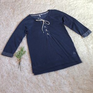 NWOT Victoria Secret 3/4 Sleeve Sweatshirt Size XS